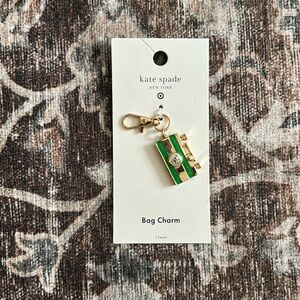 NWT Kate Spade camera bag charm